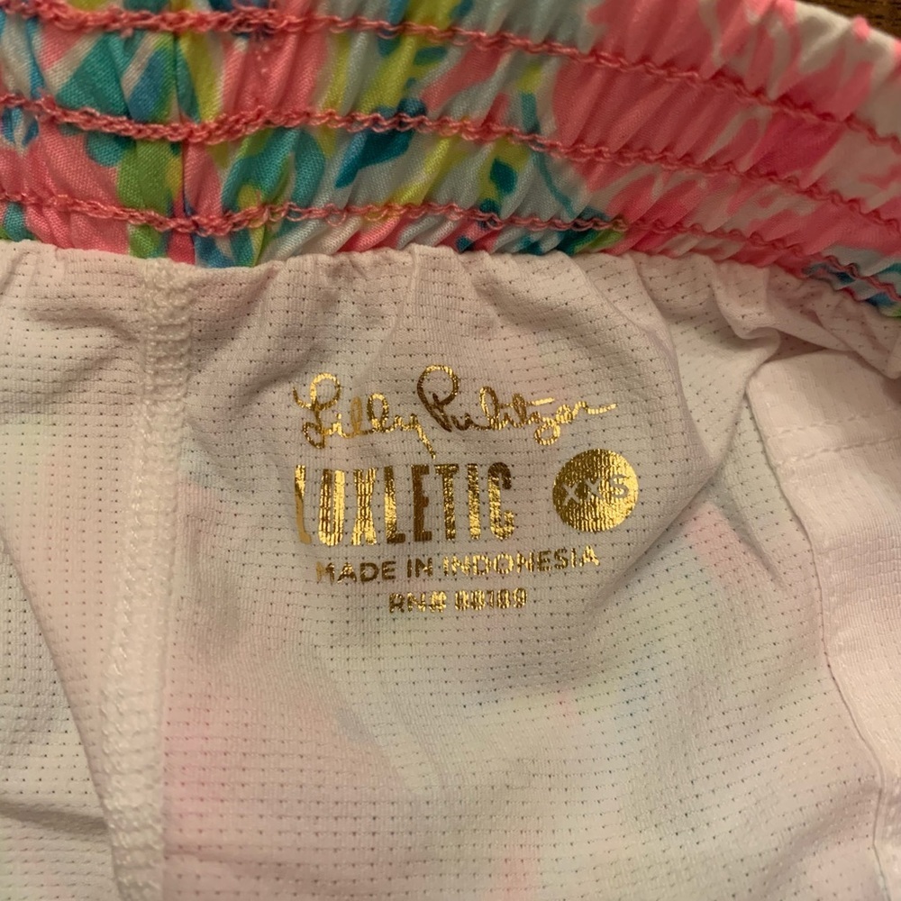 Lilly Pulitzer Luxletic Shorts Athletic Women’s XXS - Picture 3 of 5